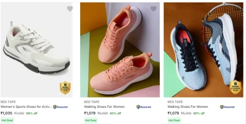 Image of Red Tape Women's Sports Shoes At Minimum 80% Discount