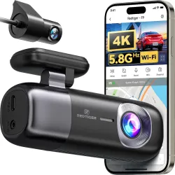 REDTIGER F9 Dash Cam for Car Front and Rear 4K+1080P