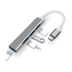 Redwind 4-port USB-C to USB-A adapter