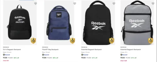 Image of Reebok Laptop Bags upto 68% Discount