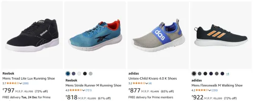 Image of Reebok Men's Stride Runner Running Shoe up to 76% Discount
