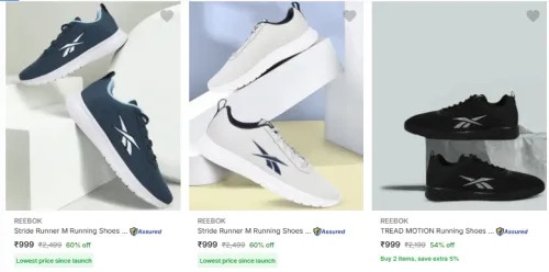 Image of Reebok Men Shoes Minimum 55% Discount