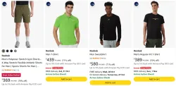 Reebok Mens Clothintg at minimum 75% Discount