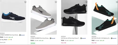 Image of REEBOK Men's Shoes at minmum 60% Discount