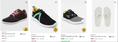 Image of Reebok Men's Shoes at minimum 73% Discount