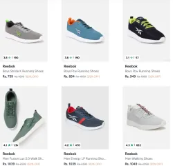 Reebok Mens Shoes up to 65% Discount