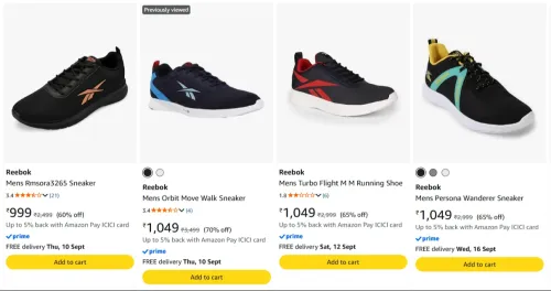 Image of Reebok Men's Sneaker upto 70% Discount