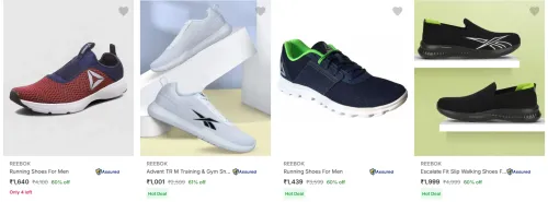 Image of Reebok Men’s Sports Shoes at minimum 60% Discount