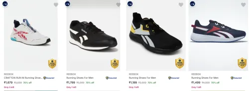 Image of REEBOK Men’s Sports Shoes at minimum 70% Discount
