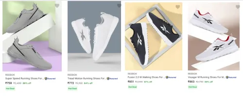 Image of Reebok Men’s Sports Shoes upto 69% Discount