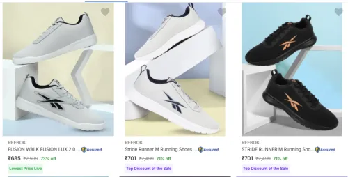 Image of Reebok Shoes @ Starting ₹685