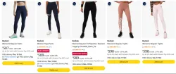 Reebok Womens Regular Tights at up to 77% Discount