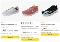 Reebok Womens shoes upto 50% discount 