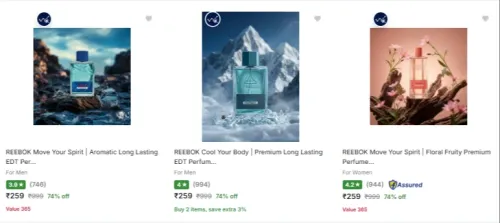 Image of REEBOK Eau De Toilette at minimum 74% Discount