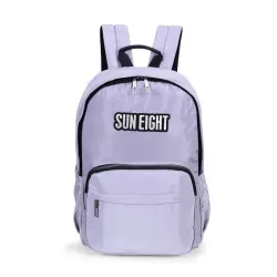 Reelay mee 18L Lightweight Daytrip & Daily Use Backpack | Spacious and Stylish Light Grey Backpack for School, Travel, Work, and Everyday Essentials