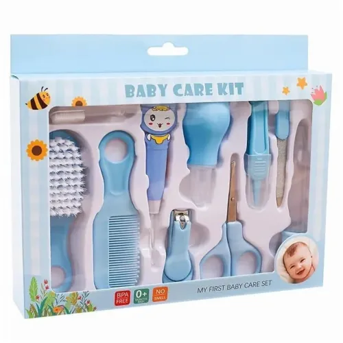 Image of REEUZA 10-in-1 Baby Grooming Kit – Blue