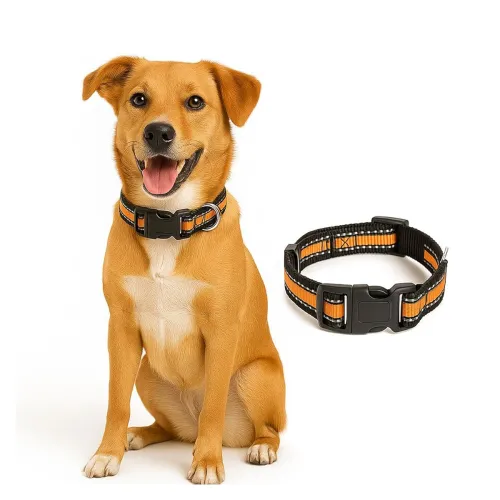 Image of Reflective Adjustable Pet Collar for Dogs 