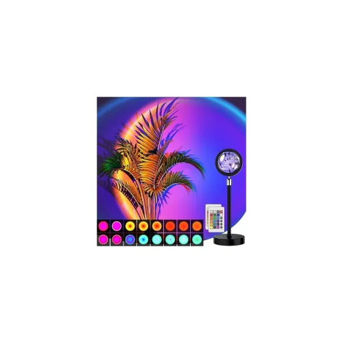 Image of REFULGIX 16 Colors Changing Sunset Projection Lamp
