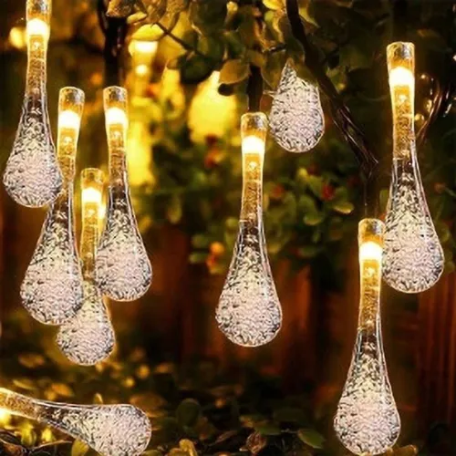 Image of Refulgix 16 LEDs 3m Yellow Steady Water Drop Rice Lights Po1