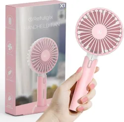 Refulgix USB Rechargeable Mini Portable Hand Fan