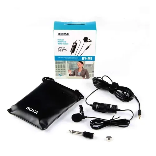 Image of (Refurbished) Boya BYM1 Microphone With 20 Ft Audio Cable