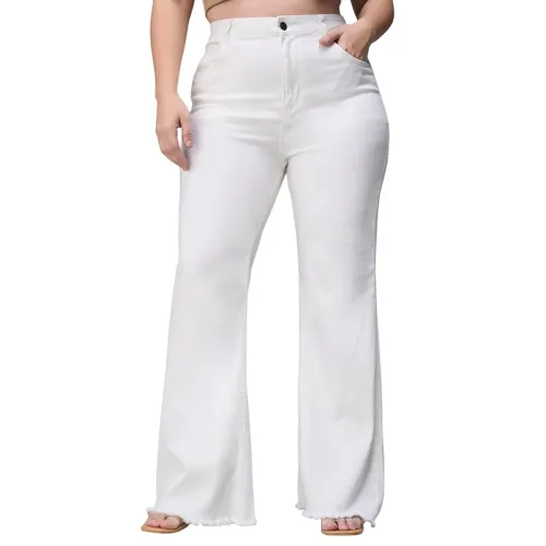 Image of Women's Bootcut High-Rise Denim Jeans
