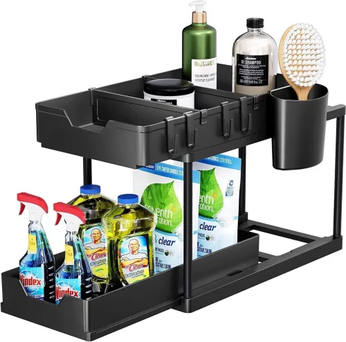 Image of Relaywares Plastic Shelf Organizers 