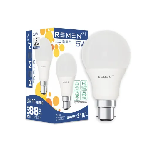 Image of REMEN B22D 5 Watt LED Bulb