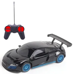 Remote Control Car for Kids | Rechargeable High Speed RC Car with Lithium Battery |Type-C Charging |LED Headlights |Black
