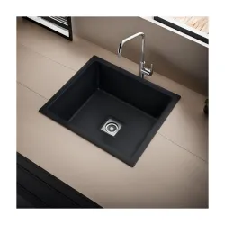 REMOTION Quartz Kitchen Sink Matte Black