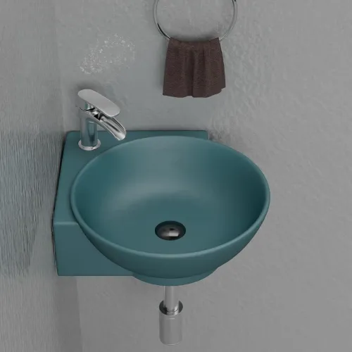 Image of REMOTION Wall Mounted Wash Basin for Bathroom 