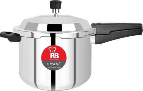 Image of Renberg Trinox 3 L Outer Lid Induction Bottom Pressure Cooker (Stainless Steel).