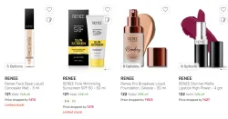 Renee Beauty Products @ Up to 98% Discount