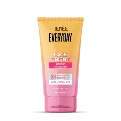 RENEE Everyday Face Bright Gentle Face Wash For Fresh, Clean Skin | Hydrates, Brightens Skin, Reduces Oil | With Vitamin B3, B5, and C | Facewash for Women & Men of All Skin Types | 100 Ml