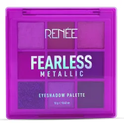 RENEE Fearless Eyeshadow Palettes – Metallic 12gm, Vibrant Shades, Long Lasting