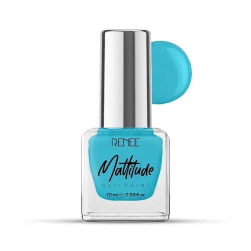 Image of RENEE Mattitude Nail Paint- Azure Blu 10ml