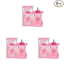 RENEE Princess Snowball Lip Balm, Pink, 3g (Pack of 3)