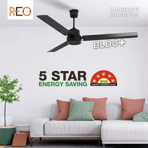 Image of Reo by Havells Unnovate|Remote Controlled|Reverse Rotation Mode| Timer Setting| Low Noise with 2 Year Warranty BLDC Moto