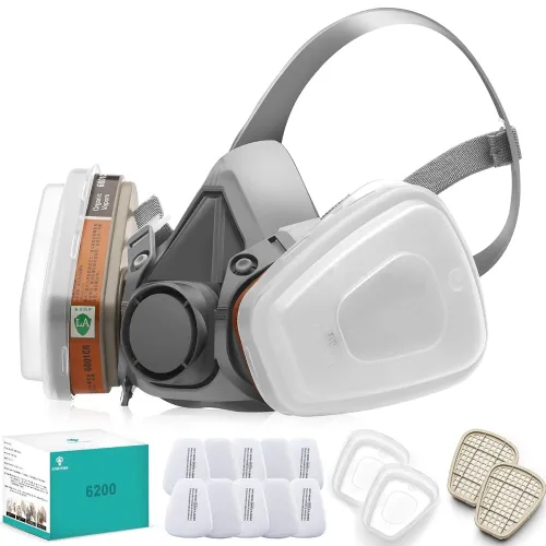 Image of Respirator 6200 Reusable Half Face Gas Mask Filters
