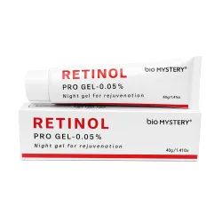 Retinol Pro Gel 0.05 Vitamin A for Fine Lines, Sun Spots, Anti-Aging
