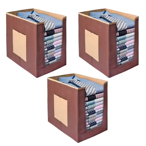 Image of rettyKrafts 3 Pcs Non Woven Shirt Stacker 