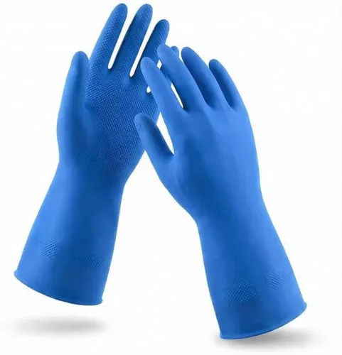 Image of Reusable Heavy Duty Rubber Hand Gloves