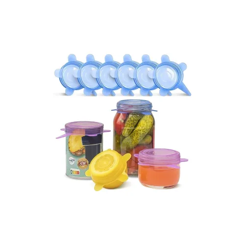 Image of Reusable Silicone Stretch Lids – Set of 12
