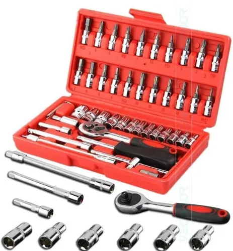 Image of REVA TK0046 46 Pieces Socket Wrench Set