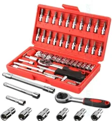 REVA TK0046 46 Pieces Socket Wrench Set