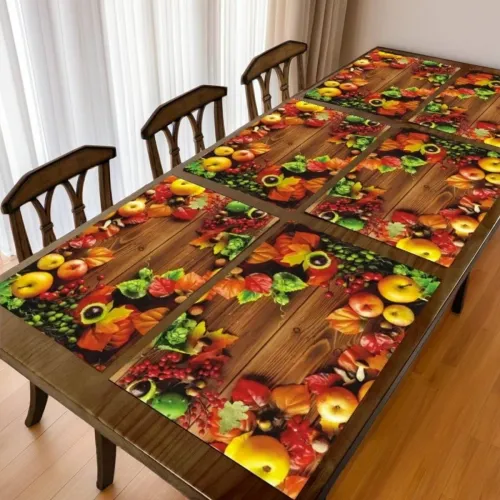 Image of REVEXO Rectangular Pack of 6 Table Placemat