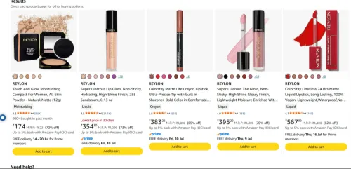 Image of REVLON Beauty Product Minimum 70% Discount