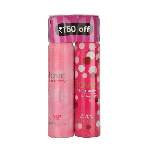 Image of Revlon Body Spray, Love Her Madly, 100ml (Pack of 2)