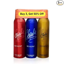 REVLON Charlie Deodorant Spray For Women (Combo Of 3)