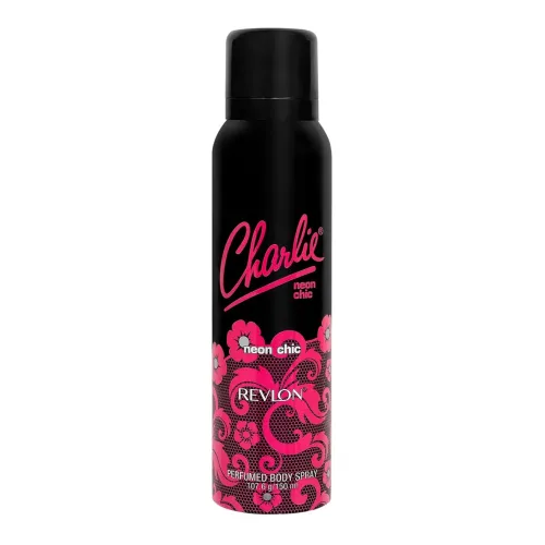 Image of Revlon Charlie Neon Chic Perfume Body Spray | Vibrant, Feminine, And Naturally Sensual Scent | Contemporary And Bold Sce